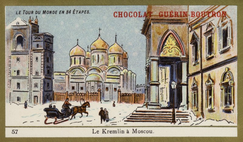Kreml w Moskwie (chromolitho) autorstwa French School