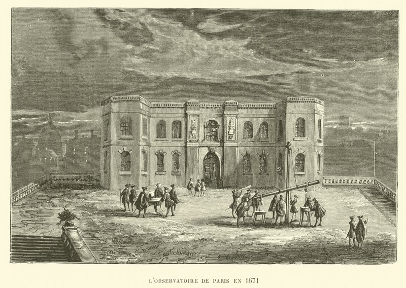 Obserwatorium Paryskie w 1671 r. (rycina) autorstwa French School