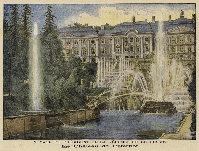 Pałac Peterhof, Sankt Petersburg, Rosja autorstwa French School