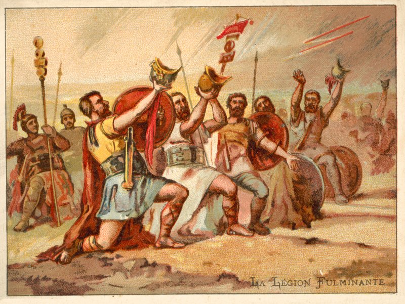 Legion Grzmotów (chromolitho) autorstwa French School