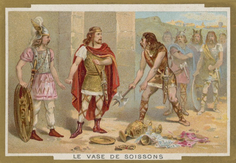 Waza Soissonów (chromolitho) autorstwa French School