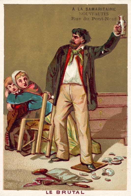 Brutal (chromolitho) autorstwa French School