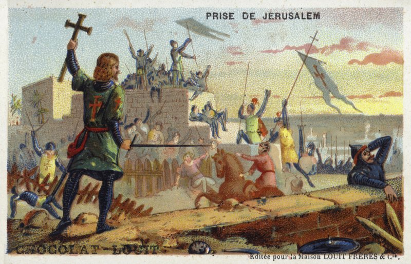 Zdobycie Jerozolimy, pierwsza krucjata, 1099 autorstwa French School
