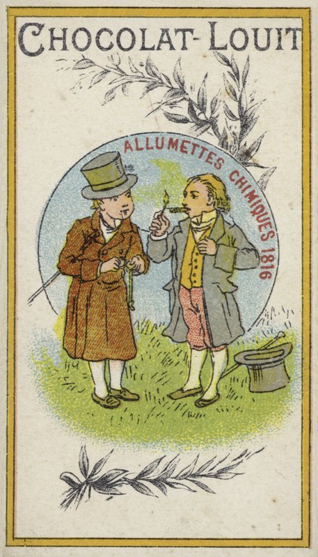 Zapałka chemiczna, 1816 autorstwa French School