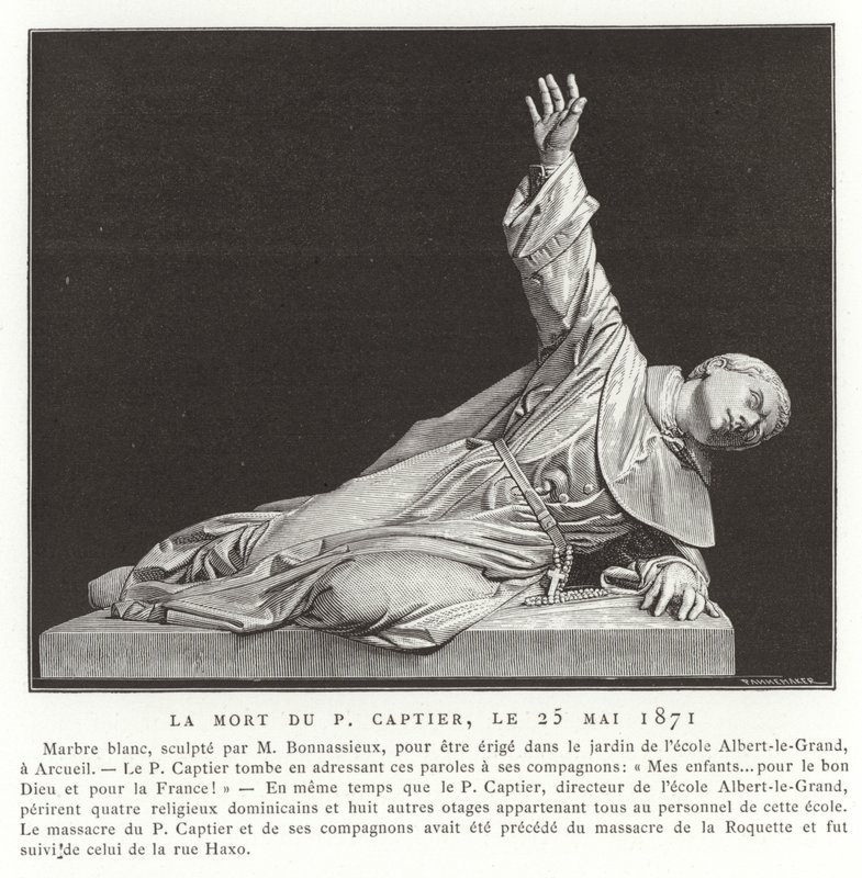 Śmierć Pere Captiera, 25 maja 1871 r. autorstwa French School