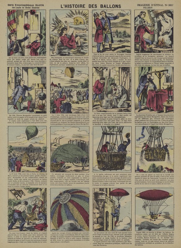 Historia balonów (kolor lito) autorstwa French School