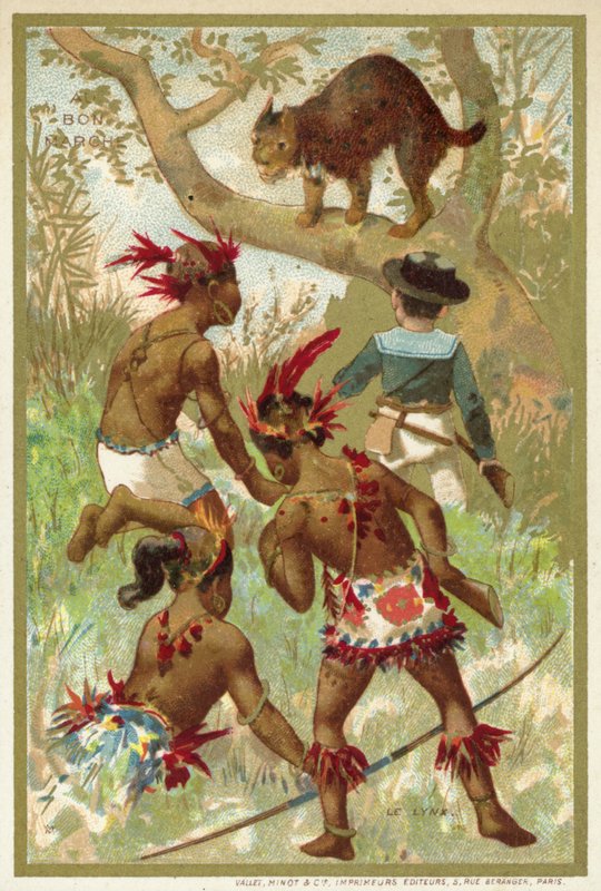 Ryś (chromolitho) autorstwa French School