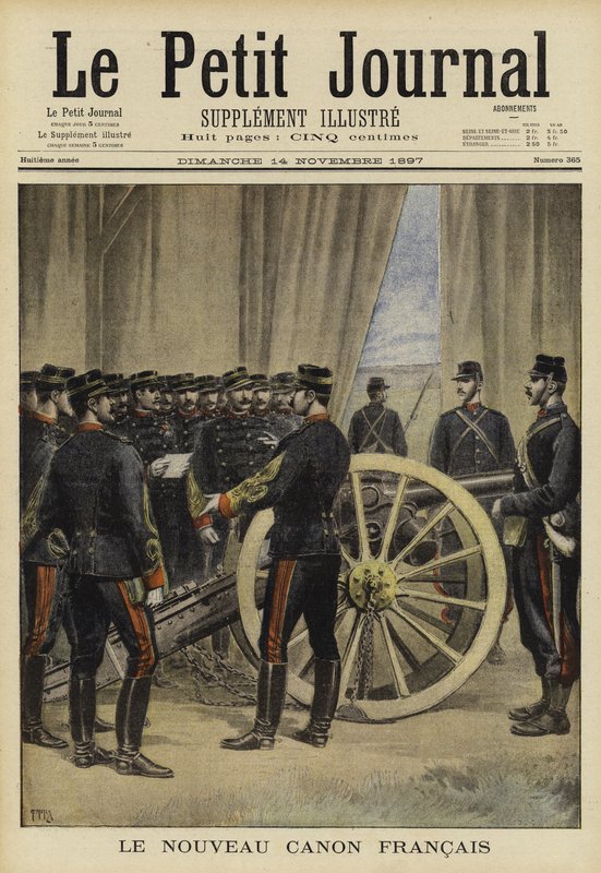 Nowa francuska armata, 1897 autorstwa French School