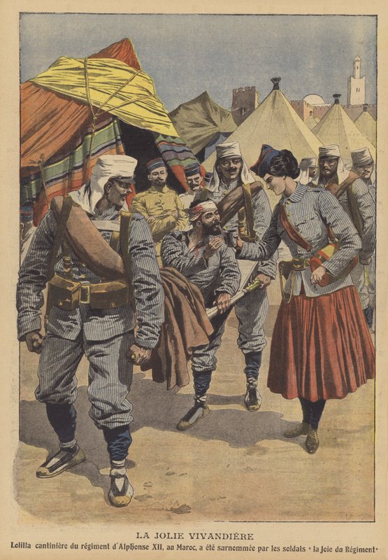 Ładna vivandière (kolor lito) autorstwa French School