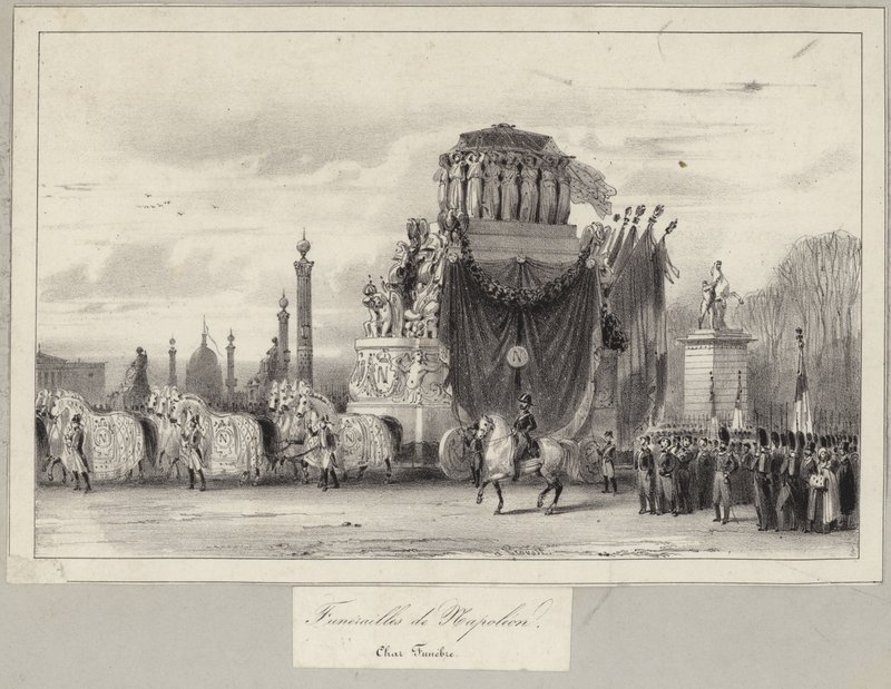 Pogrzeb państwowy Napoleona Bonaparte autorstwa French School