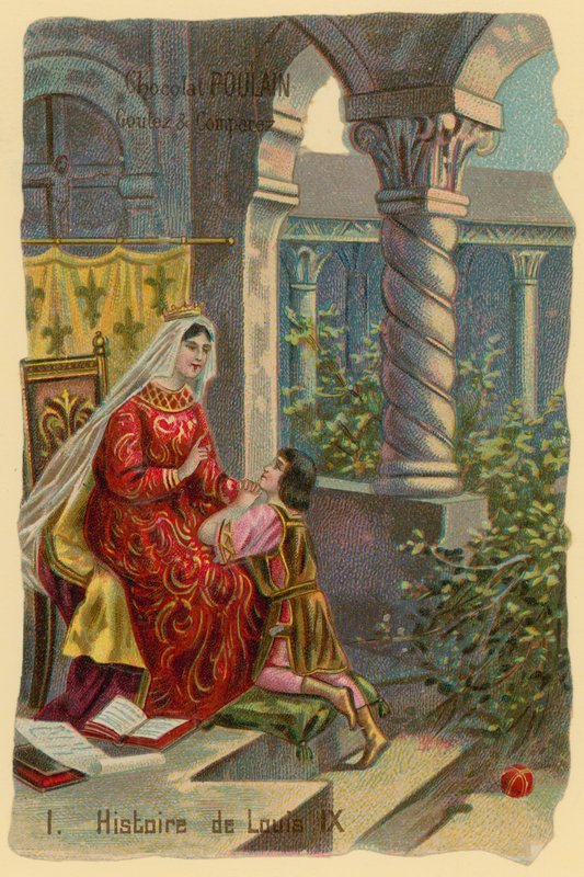 Historia króla Francji Ludwika IX autorstwa French School