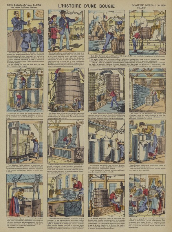 Historia świecy (kolor lito) autorstwa French School