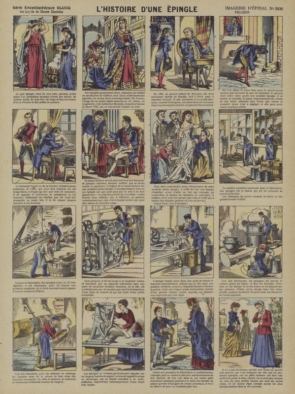 Historia agrafki (kolor lito) autorstwa French School