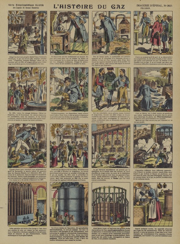 Historia gazu (kolor lito) autorstwa French School