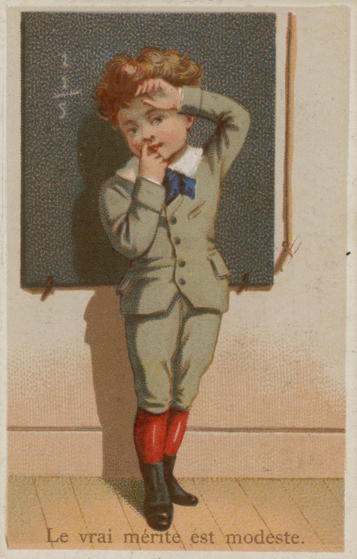 Prawdziwą zasługą jest skromność autorstwa French School