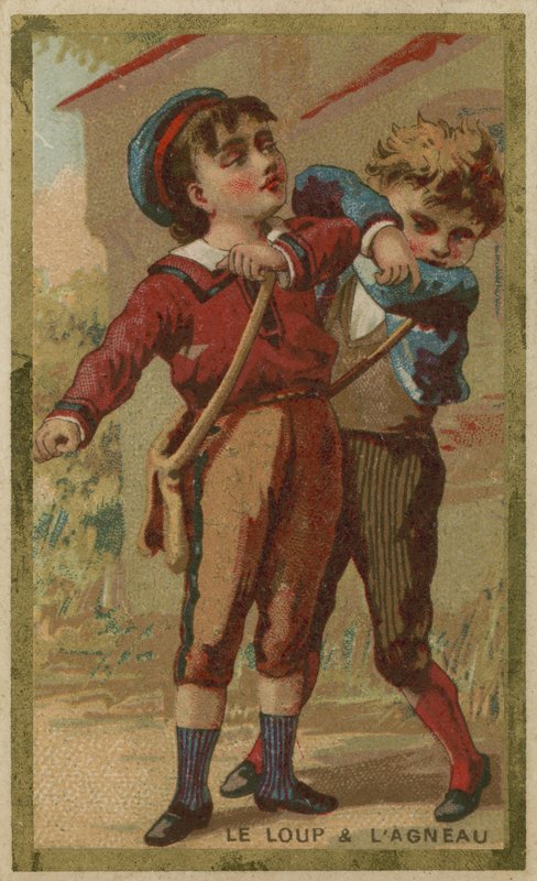 Wilk i baranek autorstwa French School