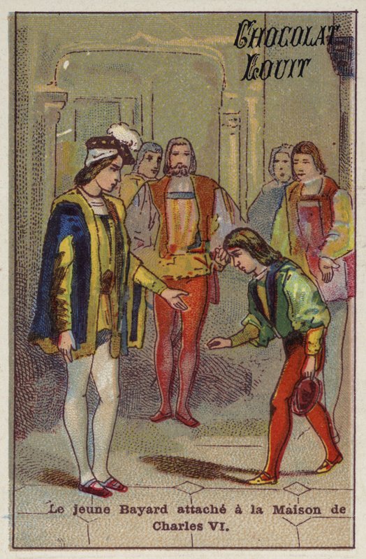 Młody Bayard dołączony do domu Karola VI autorstwa French School