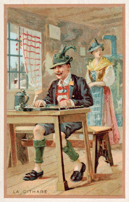 Cytra (chromolitho) autorstwa French School