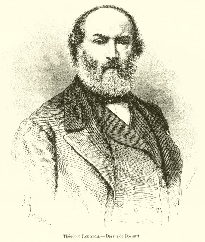 Theodore Rousseau (Grawerowanie) autorstwa French School