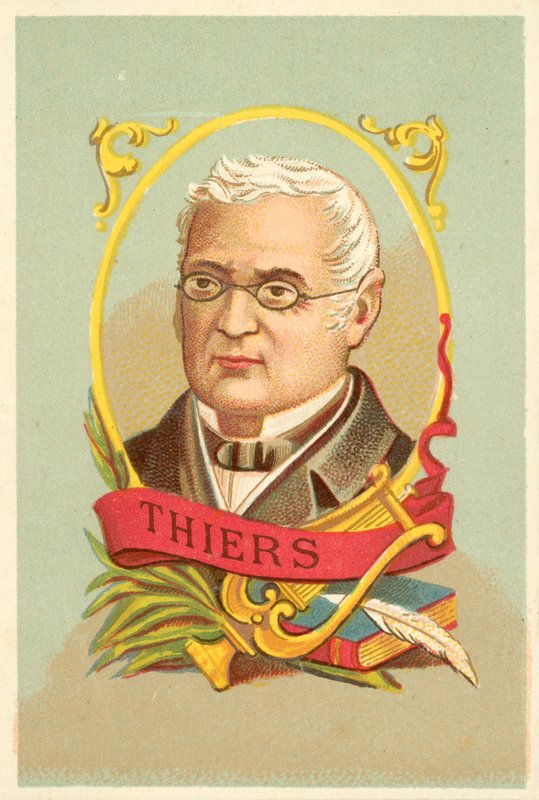 Thiers (kolor lito) autorstwa French School