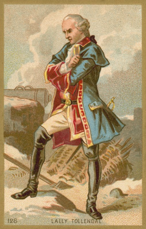 Thomas Arthur, hrabia Lally, baron Tollendal, francuski generał autorstwa French School
