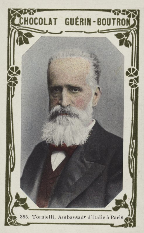 Tornielli, ambasador Włoch w Paryżu (kolorowe zdjęcie) autorstwa French School