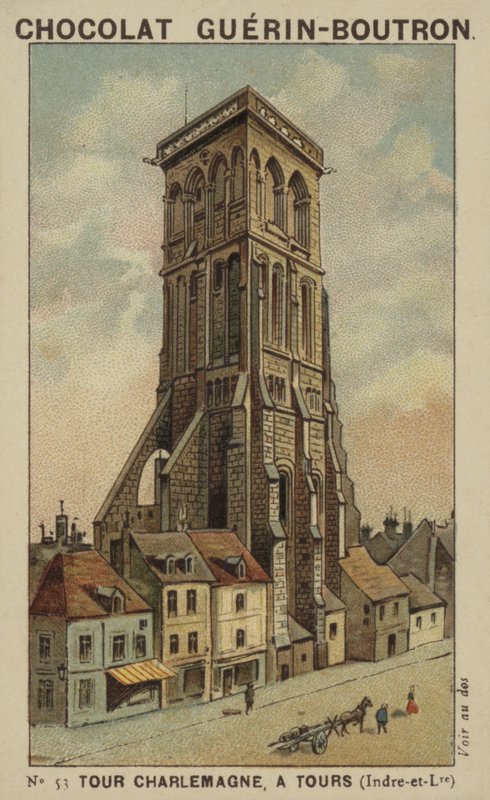 Wieża Karola Wielkiego w Tours, Indre-et-Loire autorstwa French School