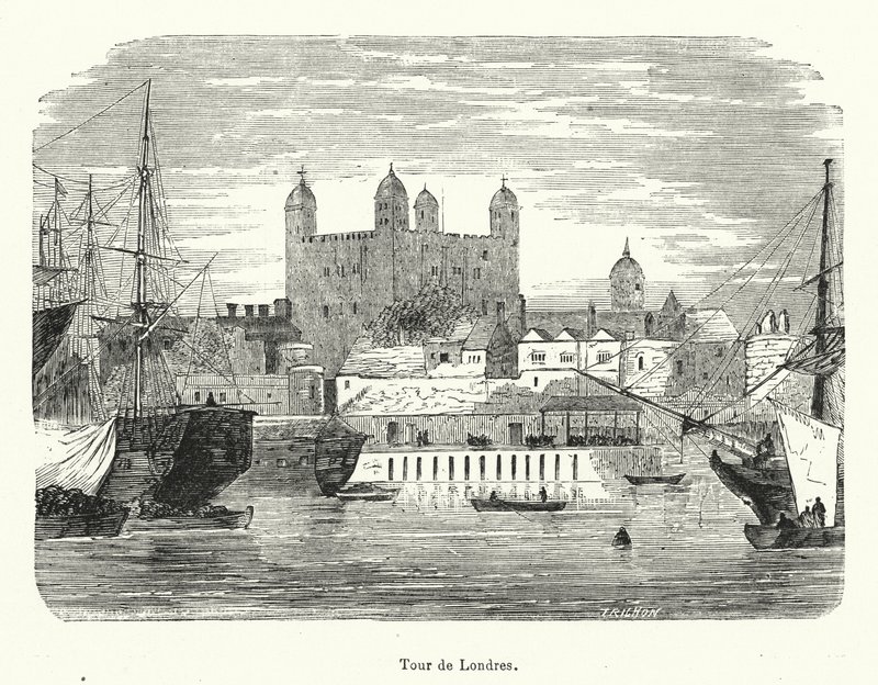Tower of London (grawerowanie) autorstwa French School