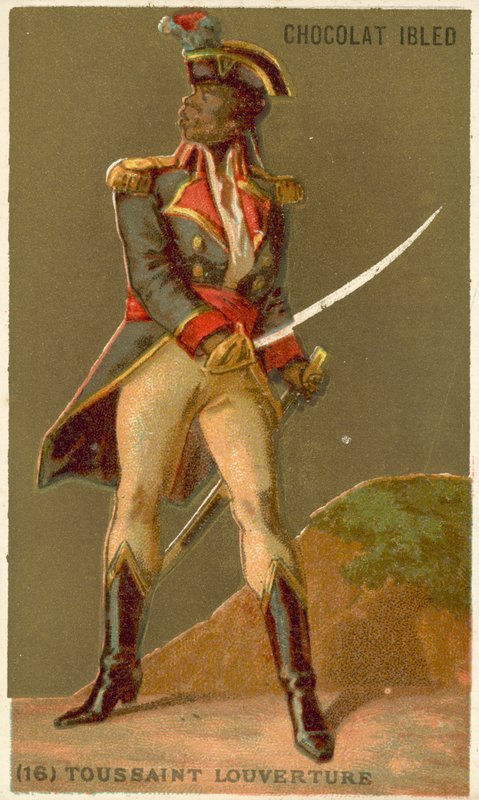 Toussaint Louverture, przywódca haitańskiej rewolucji autorstwa French School
