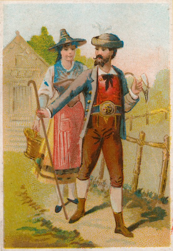 Strój tradycyjny autorstwa French School