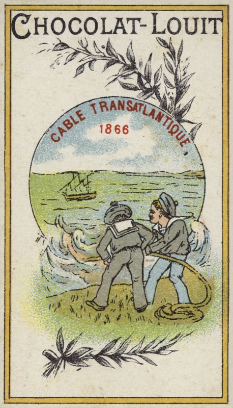 Transatlantycki kabel telegraficzny, 1866 autorstwa French School
