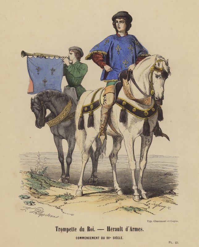Trąba Królewska, Herault d