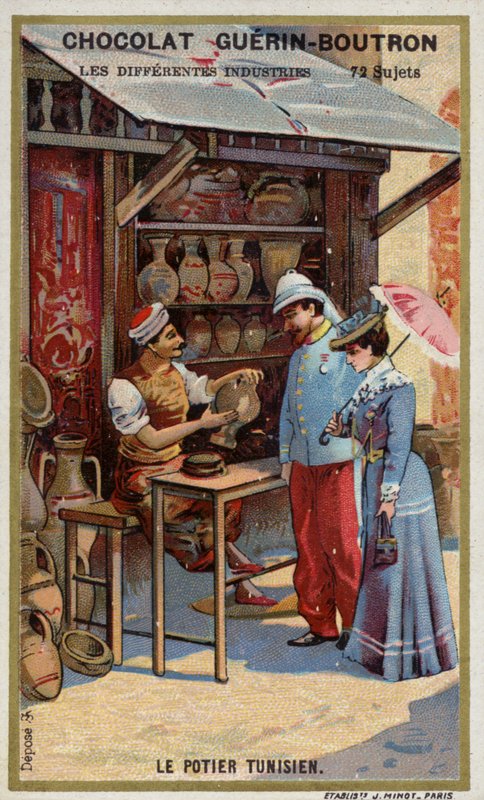 Garncarz tunezyjski (chromolitho) autorstwa French School