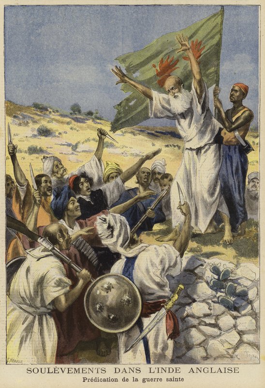Powstania w Indiach, 1897 autorstwa French School