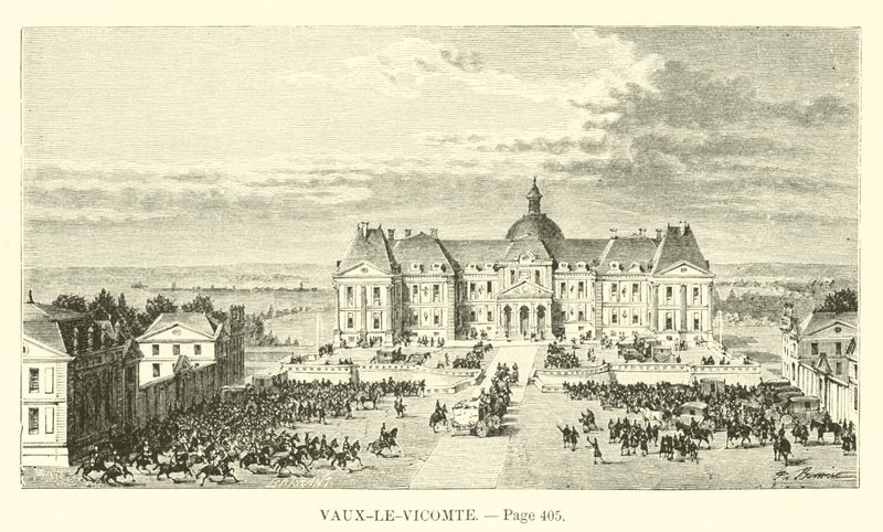 Vaux-le-Vicomte autorstwa French School