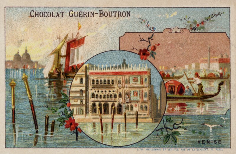 Wenecja (chromolitho) autorstwa French School