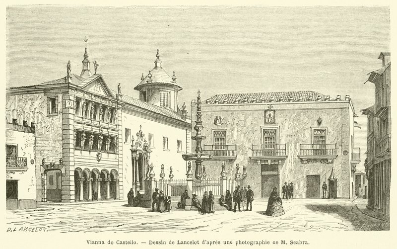 Vianna do Castello (grafika) autorstwa French School
