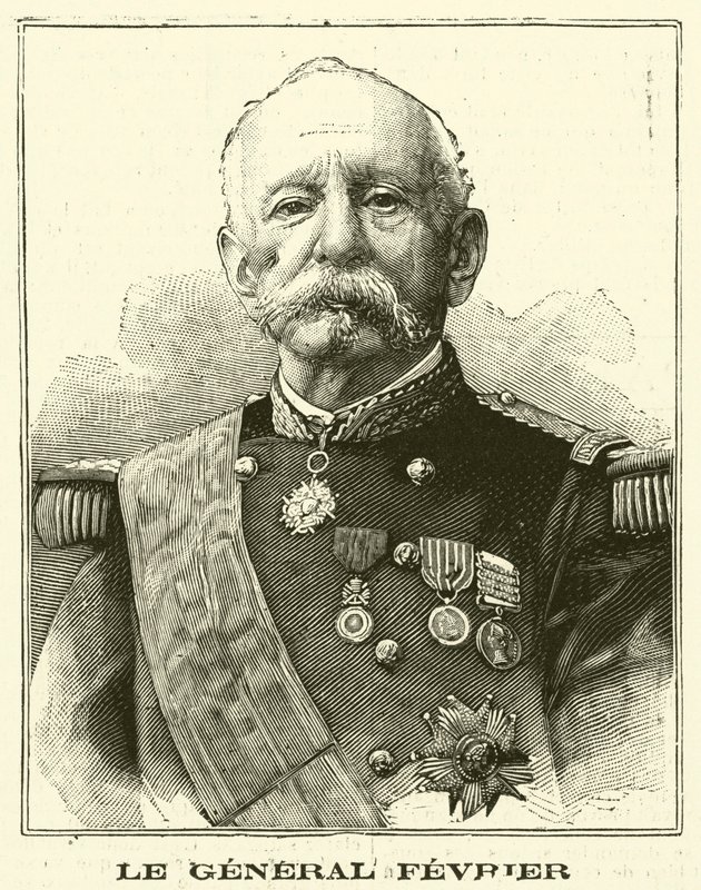 Victor Fevrier, francuski generał (Grawerowanie) autorstwa French School