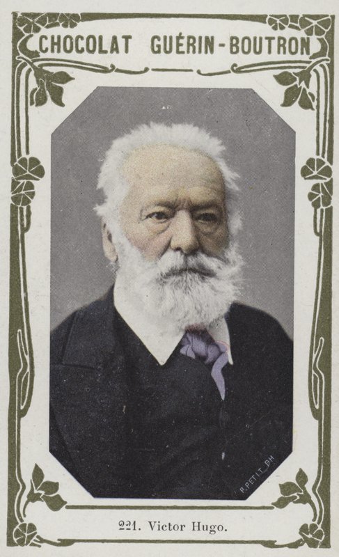 Victor Hugo (kolorowe zdjęcie) autorstwa French School