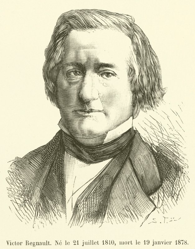 Victor Regnault, urodzony 21 lipca 1810, zmarł 19 stycznia 1878 autorstwa French School