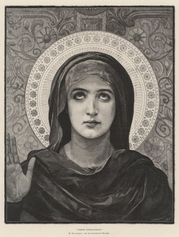 Vierge Consolatrice, w Pałacu Luksemburskim autorstwa French School