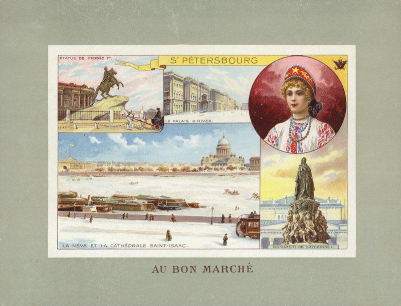 Widoki na Petersburg autorstwa French School