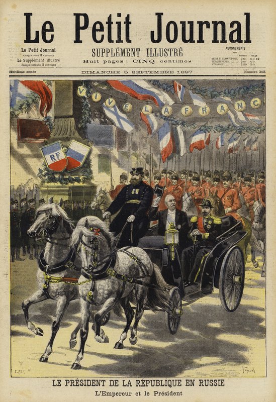 Wizyta prezydenta Francji Felixa Faure w Rosji, 1897 autorstwa French School