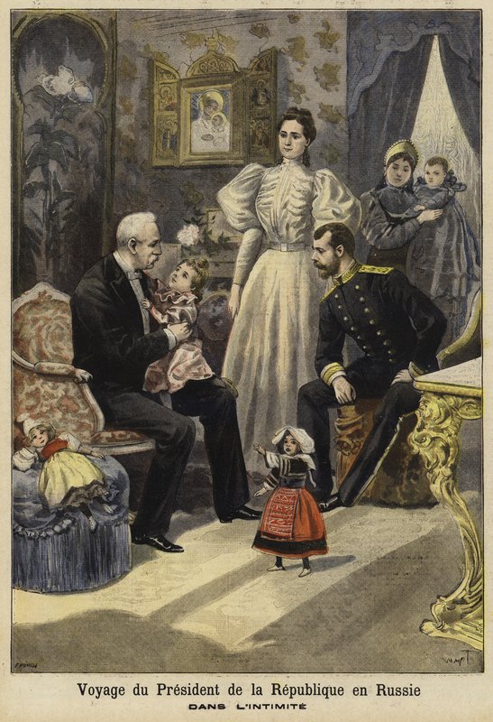 Wizyta prezydenta Francji Felixa Faure w Rosji, 1897 autorstwa French School
