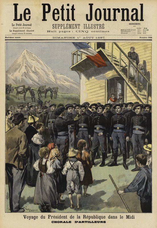 Wizyta prezydenta Francji Felixa Faure w Midi, 1897 autorstwa French School