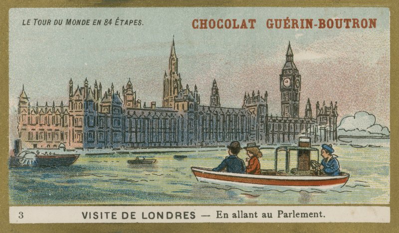 Wizyta w Londynie – w drodze do Houses of Parliament autorstwa French School