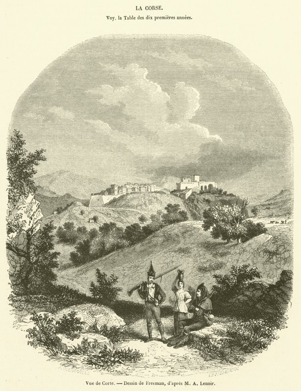 Widok Corte (grawerowanie) autorstwa French School