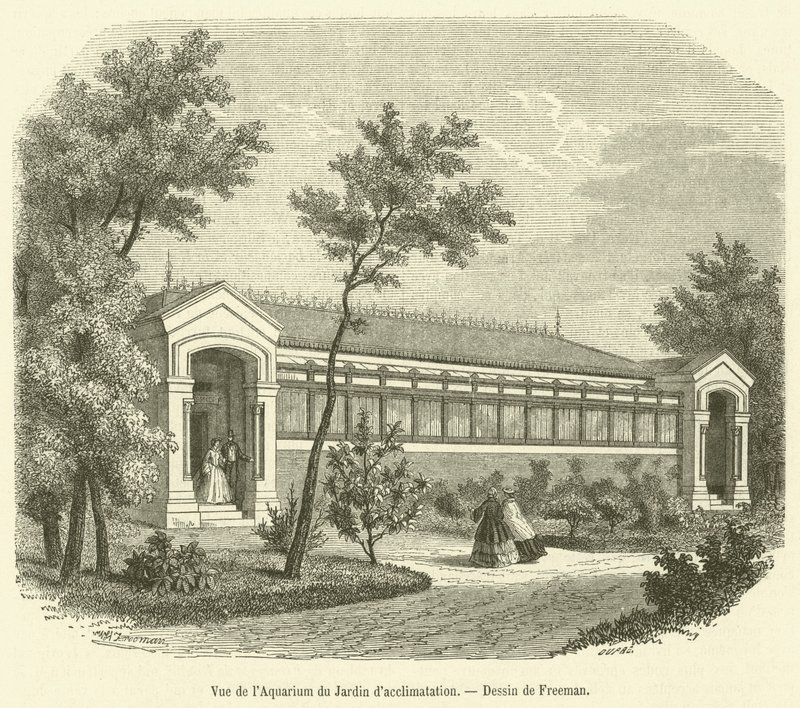 Widok na Akwarium Jardin d