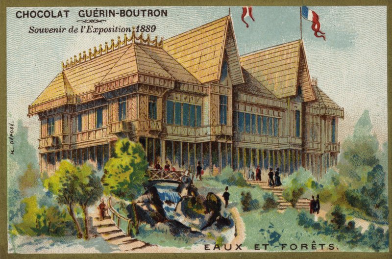 Wody i lasy (chromolitho) autorstwa French School