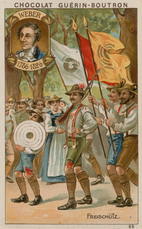 Weber, Freischütz autorstwa French School